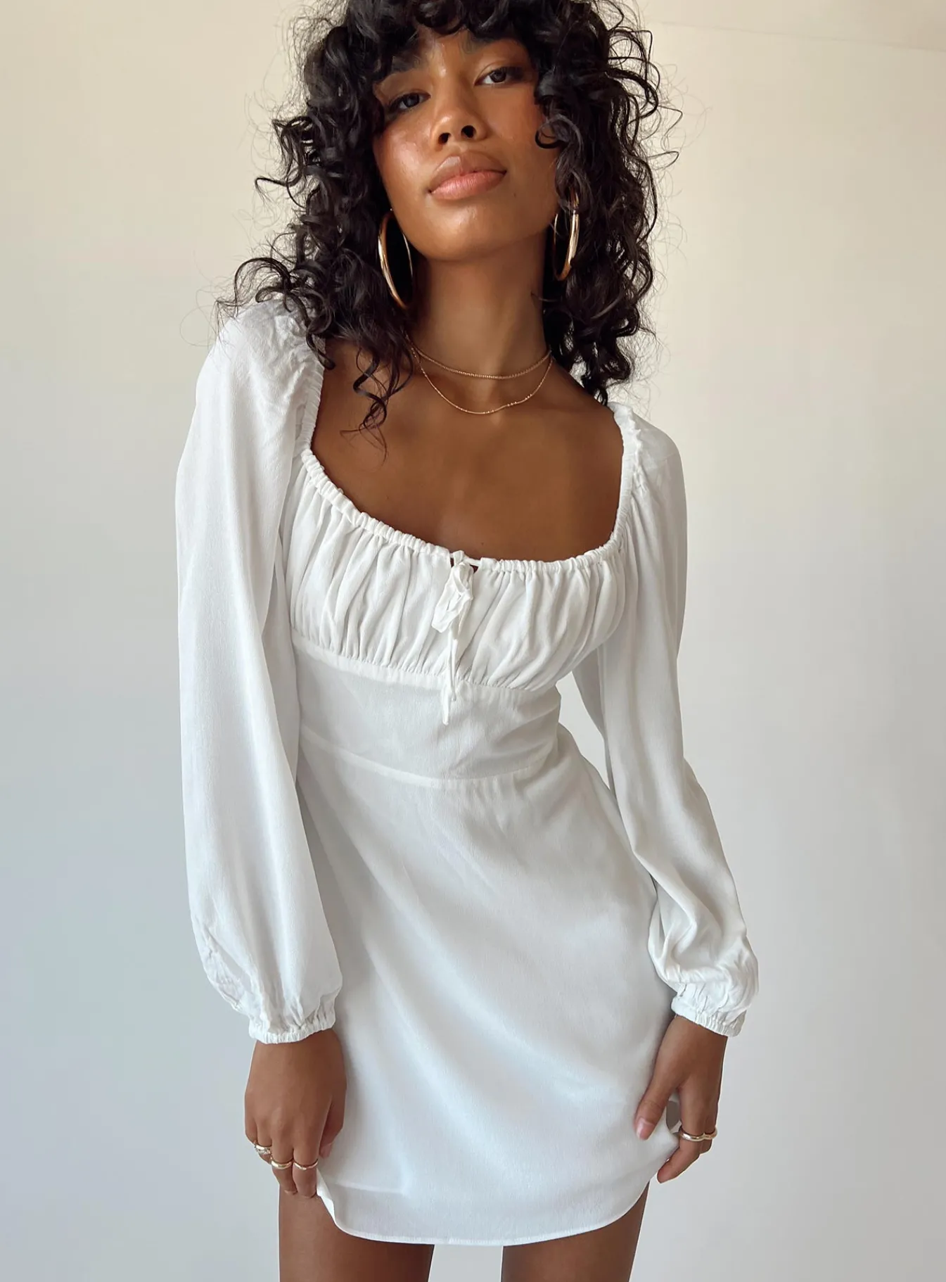 Princess Polly Elvira Mini Dress White Cheap