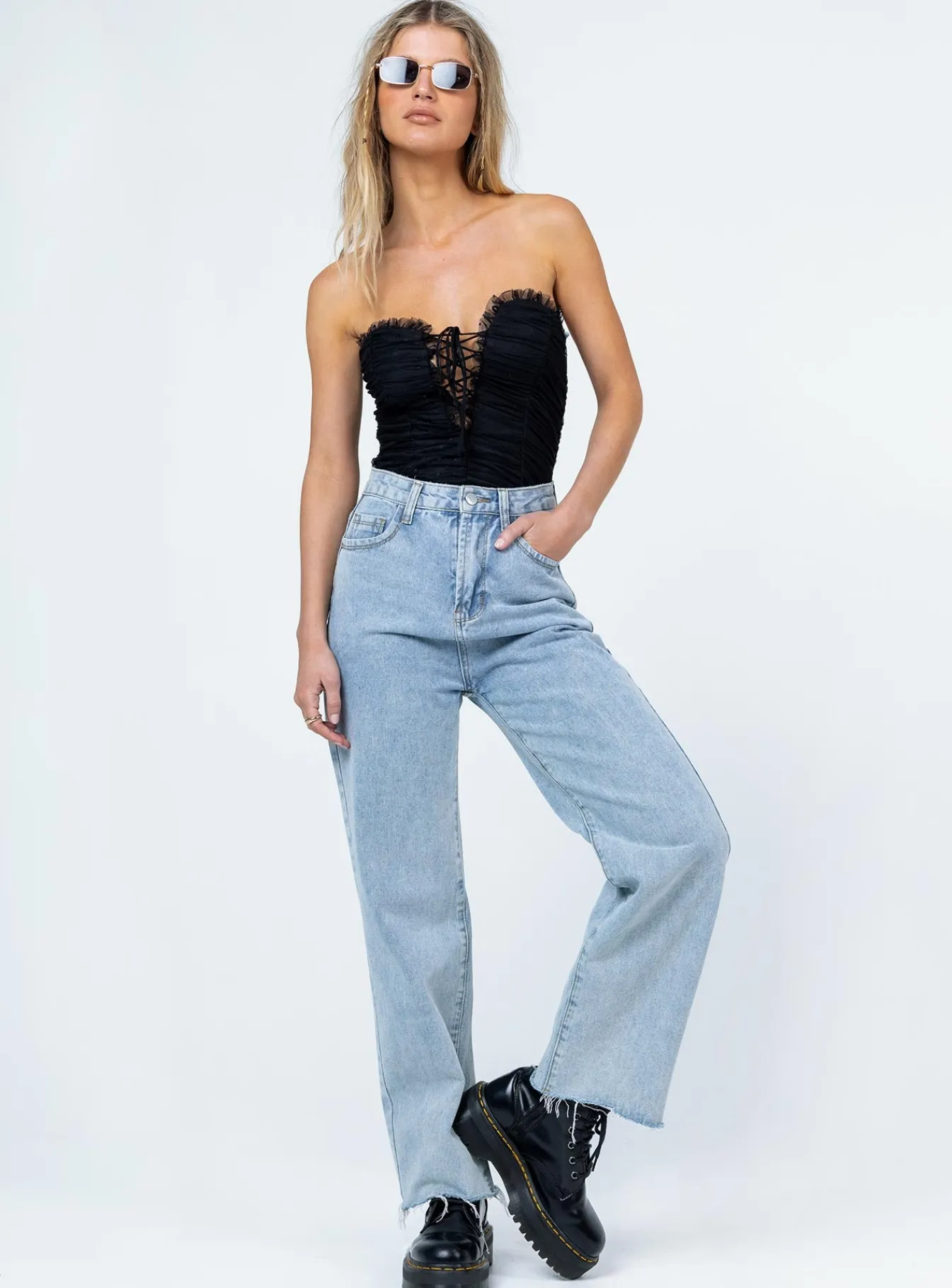 Princess Polly Elysia Bodysuit Black Shop