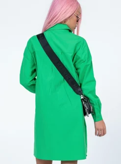 Princess Polly Emersyn Mini Dress  Green Fashion