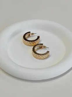Princess Polly Emiko Earrings  Gold Clearance
