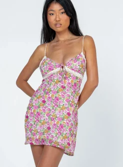 Princess Polly Emilee Mini Dressfloral   Pink Online