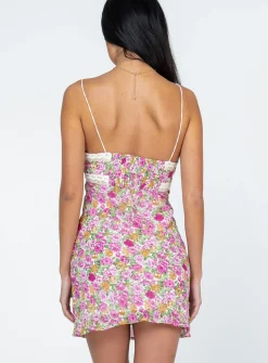 Princess Polly Emilee Mini Dressfloral   Pink Online