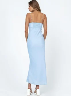 Princess Polly Emily Maxi Dress  Blue Hot