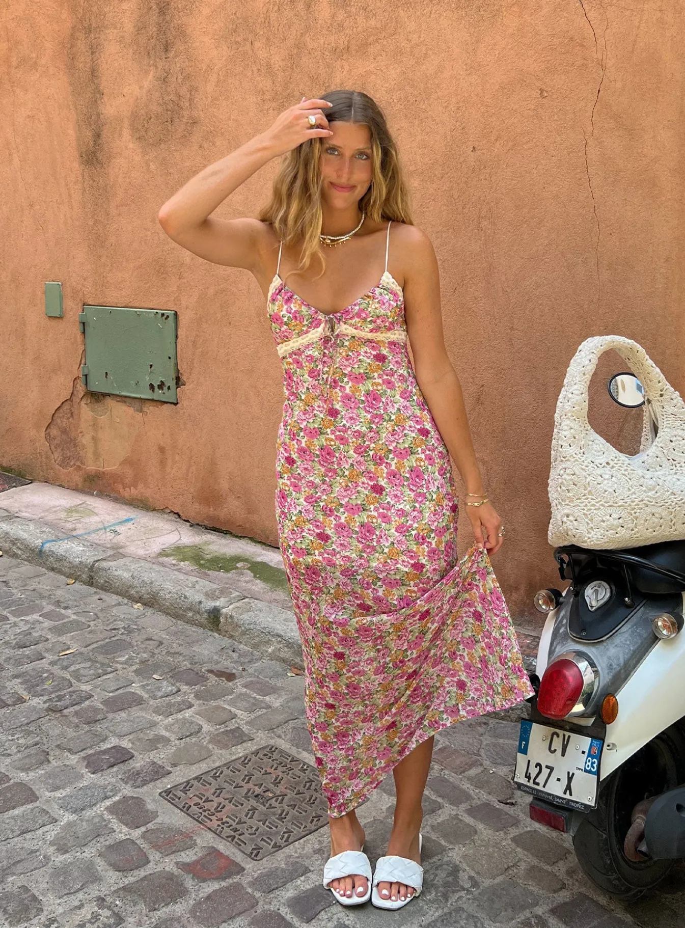 Princess Polly Emily Maxi Dress Pink Floral Fashion