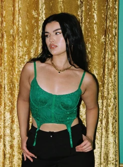 Princess Polly Emmanuel Top  Green Cheap