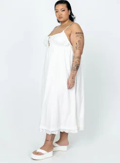 Princess Polly Empress Of Love Maxi Dresscurve   White Best Sale