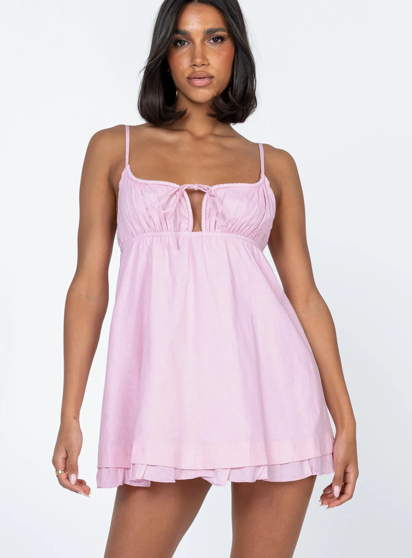 Princess Polly Empress Of Love Mini Dress Pink Cheap