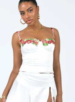 Princess Polly Enchante To Meet You Top  White Outlet