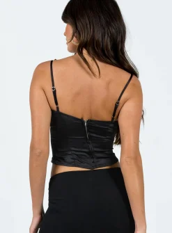 Princess Polly Enchante To Meet You Top Black Store