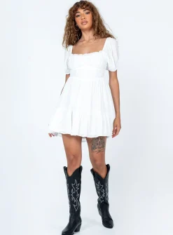 Princess Polly Ethan Mini Dress White Best Sale