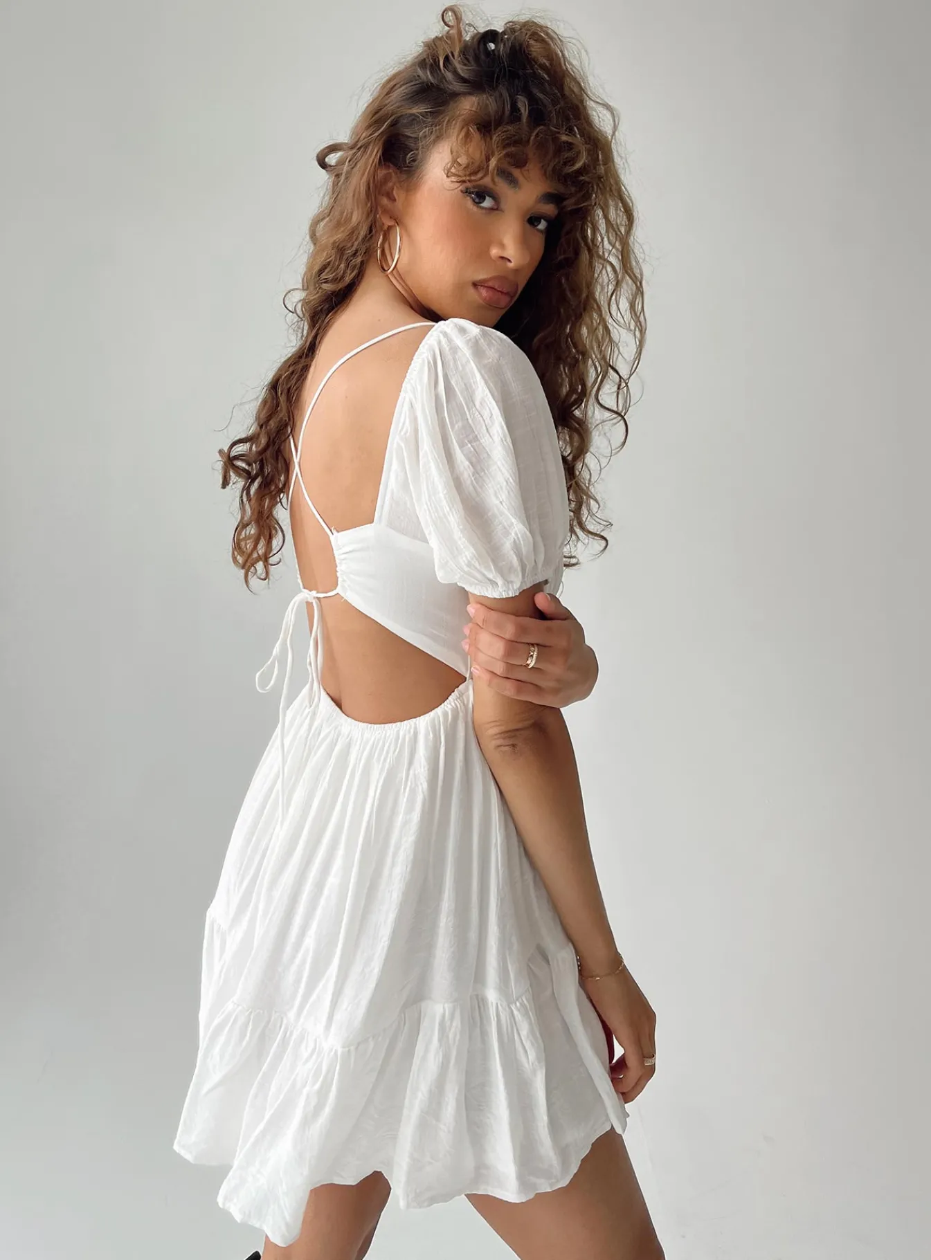 Princess Polly Ethan Mini Dress White Best Sale