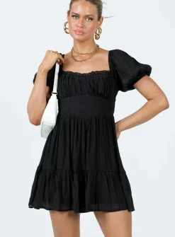 Princess Polly Ethan Mini Dress  Black Best Sale