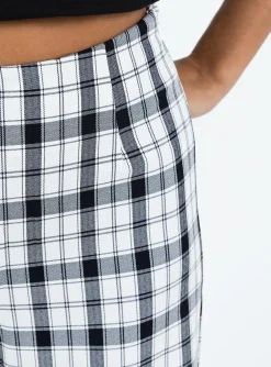 Princess Polly Euros Pants Black/White Discount