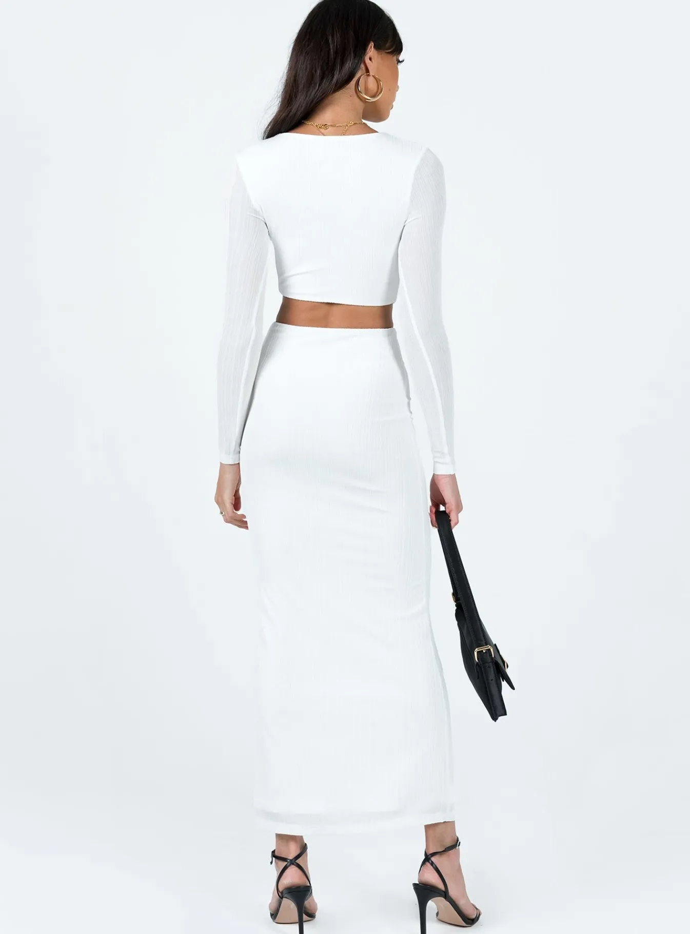 Princess Polly Everton Maxi Dress White Hot