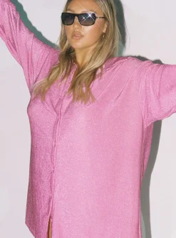 Princess Polly Evolving Shirt Dress  Pink Best
