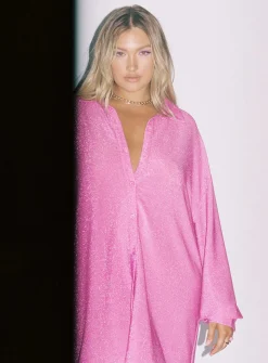 Princess Polly Evolving Shirt Dress  Pink Best