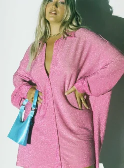Princess Polly Evolving Shirt Dress  Pink Best