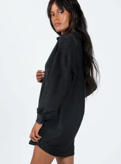 Princess Polly Evolving Shirt Dress  Black Discount