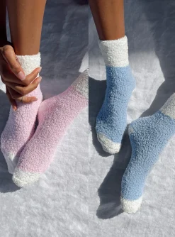 Princess Polly Fader Sock Pack  Pink / Blue Flash Sale
