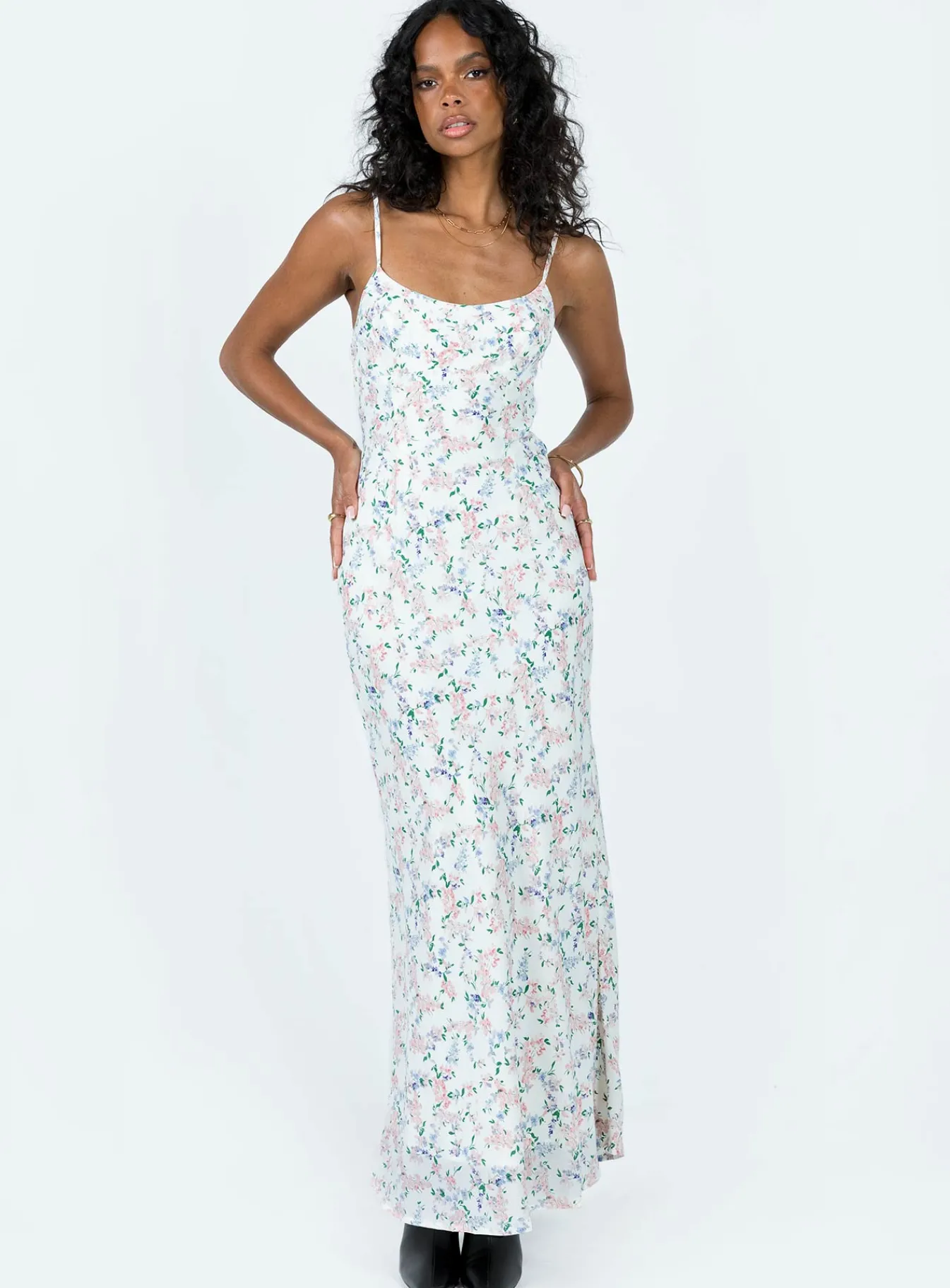 Princess Polly Fairholm Maxi Dress White / Floral Outlet