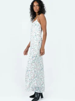 Princess Polly Fairholm Maxi Dress White / Floral Outlet