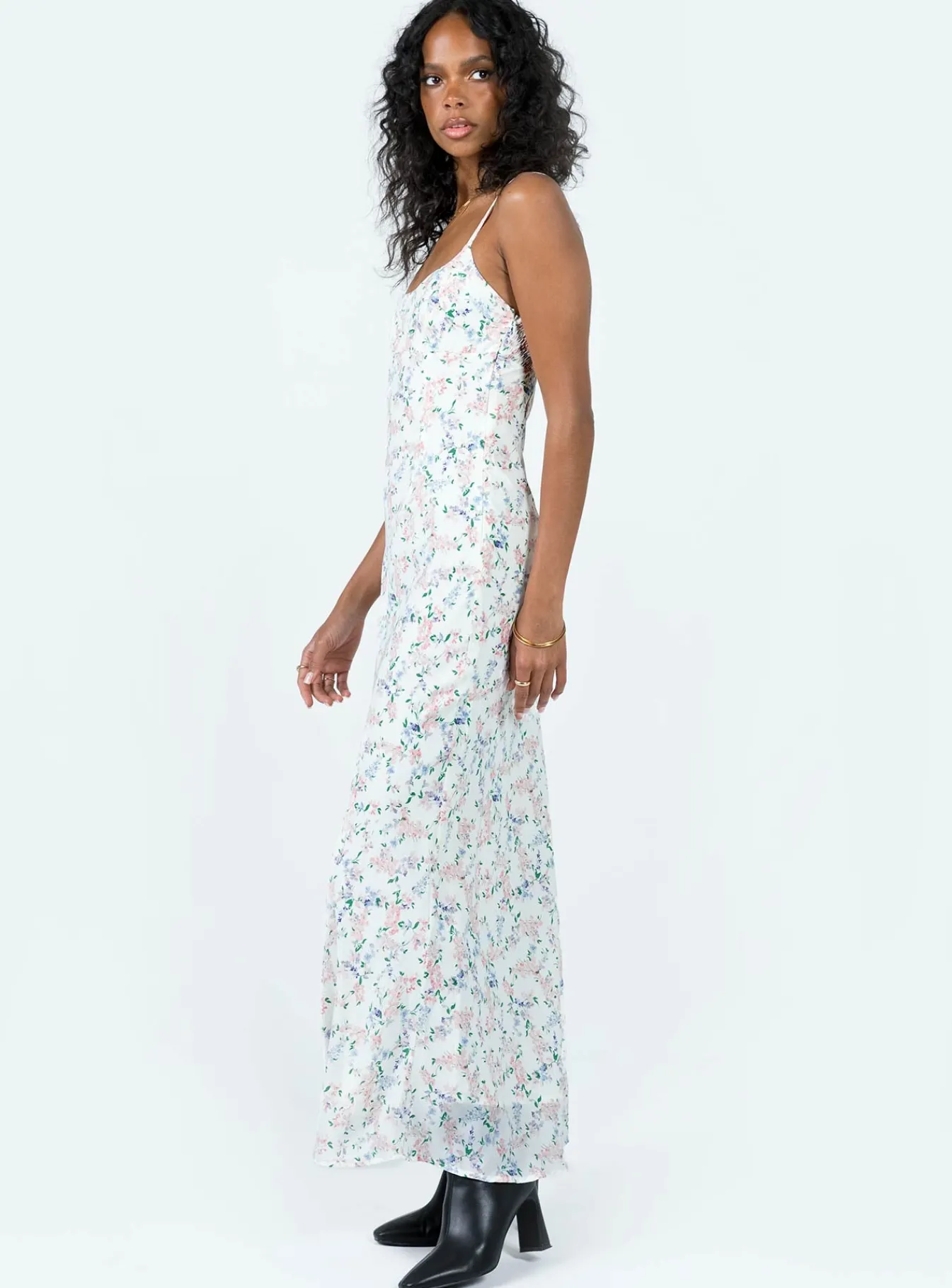 Princess Polly Fairholm Maxi Dress White / Floral Outlet