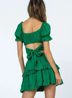 Princess Polly Fallon Set  Green Hot