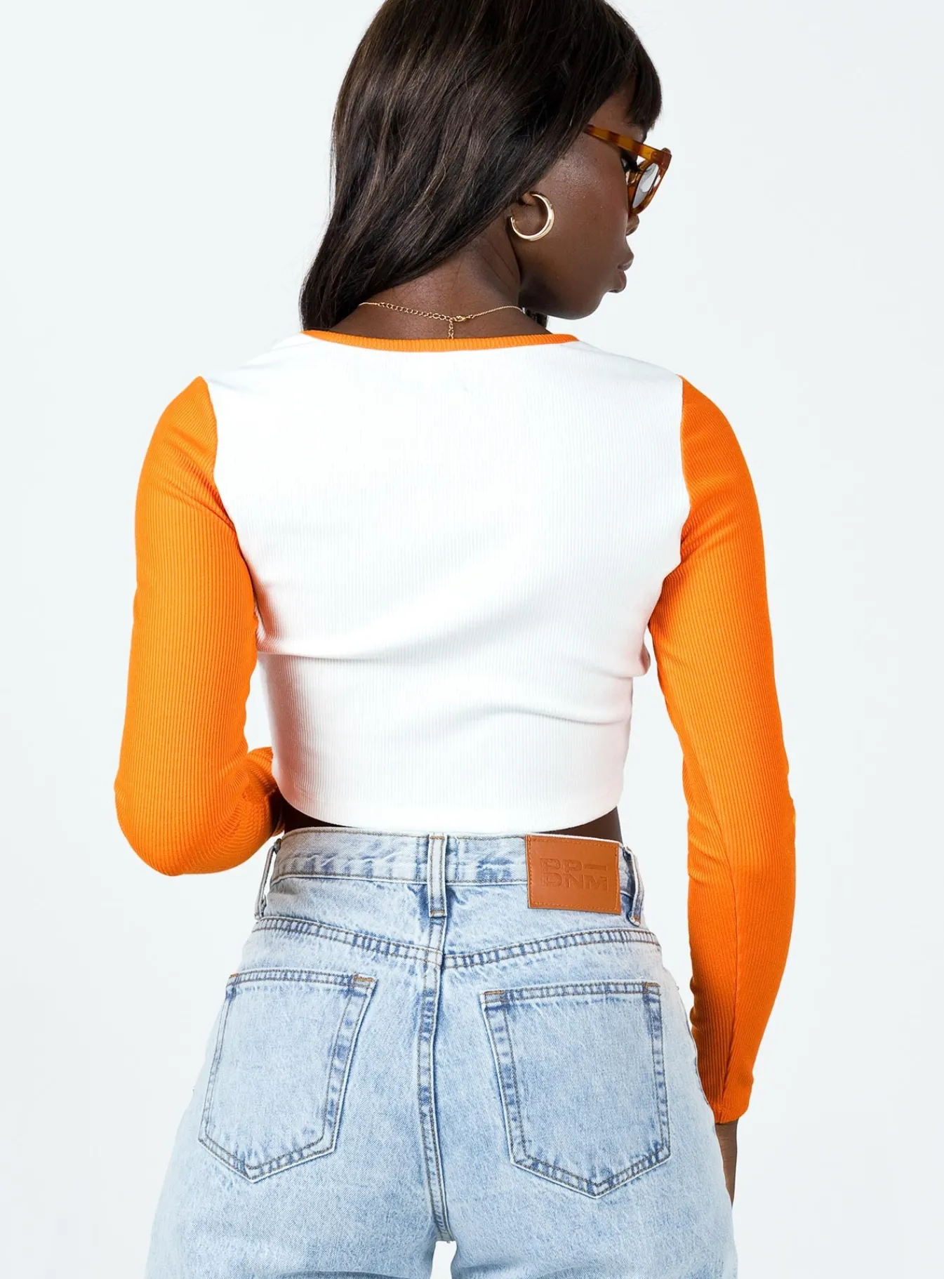Princess Polly Feed Your Soul Long Sleeve Top Orange Fashion