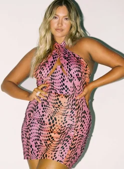 Princess Polly Feel Good Mini Dress  Multi Fashion