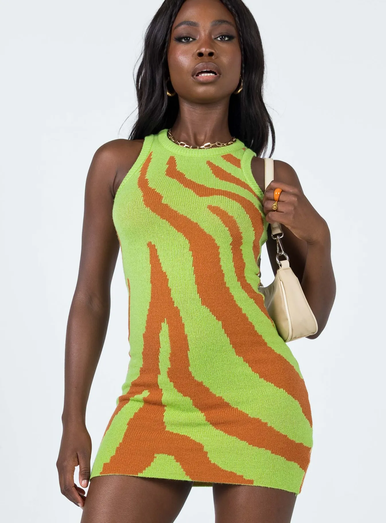 Princess Polly Felicity Mini Dressmulti Green Sale