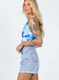 Princess Polly Fern Cuffedshorts   Denim Outlet