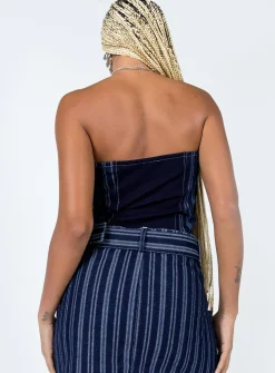 Princess Polly Fernley Bustier Blue Clearance