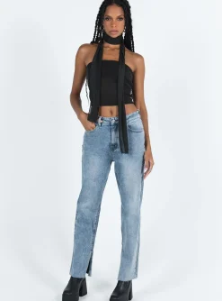 Princess Polly Ferrero Jeans Mid Wash  Denim Store