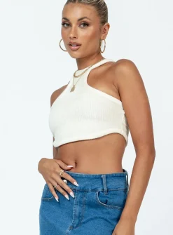 Princess Polly Feya Cord Dip Tank Cream Cheap