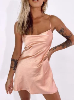 Princess Polly Fiery Feelings Mini Dress  Pink Cheap