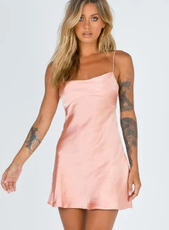 Princess Polly Fiery Feelings Mini Dress  Pink Cheap