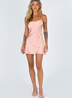 Princess Polly Fiery Feelings Mini Dress  Pink Cheap