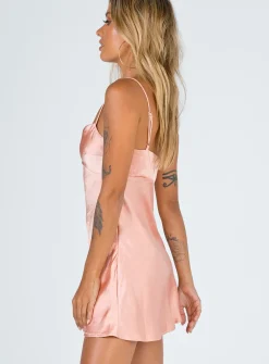 Princess Polly Fiery Feelings Mini Dress  Pink Cheap