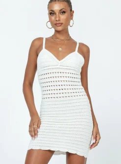 Princess Polly Finn Mini Dress White Sale