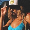 Princess Polly Fired Up Trucker Hat/ White   Black Hot