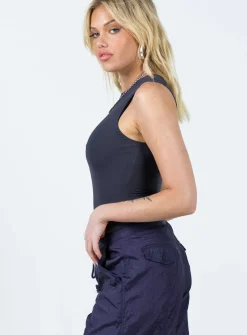 Princess Polly Fischer Bodysuit  Slate New