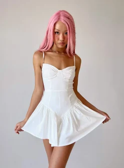 Princess Polly Floria Romper  White Fashion