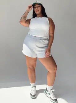 Princess Polly Florida Shortscurve   Grey Fashion