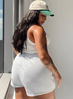 Princess Polly Florida Shortscurve   Grey Fashion
