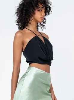 Princess Polly Florin Top  Black Discount
