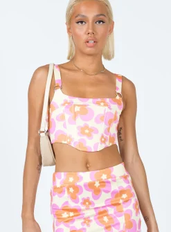Princess Polly Flower Child Corset  Multi Best Sale