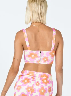 Princess Polly Flower Child Corset  Multi Best Sale