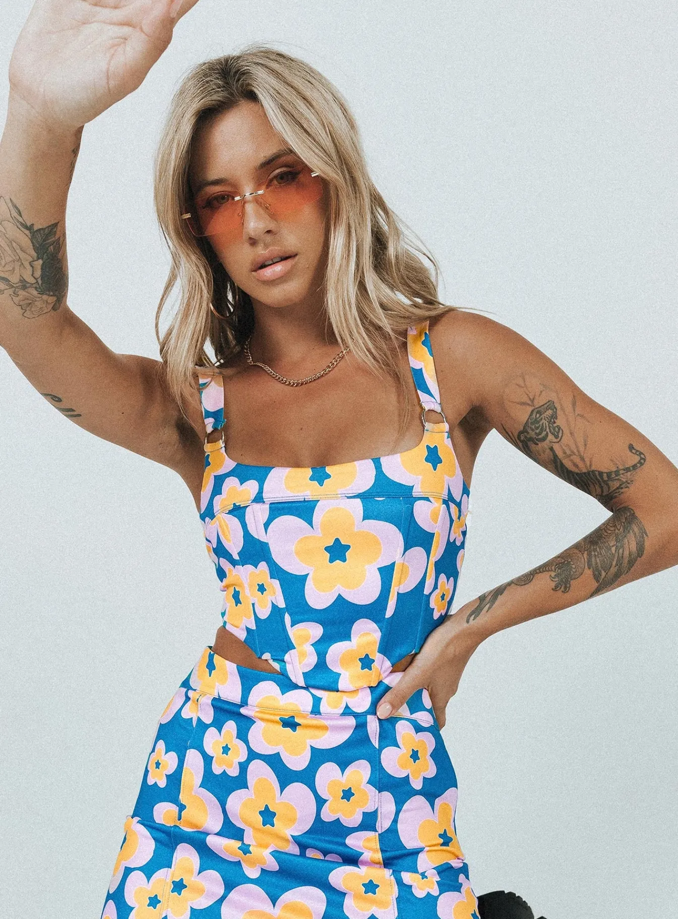 Princess Polly Flower Child Corsetmulti Blue Online