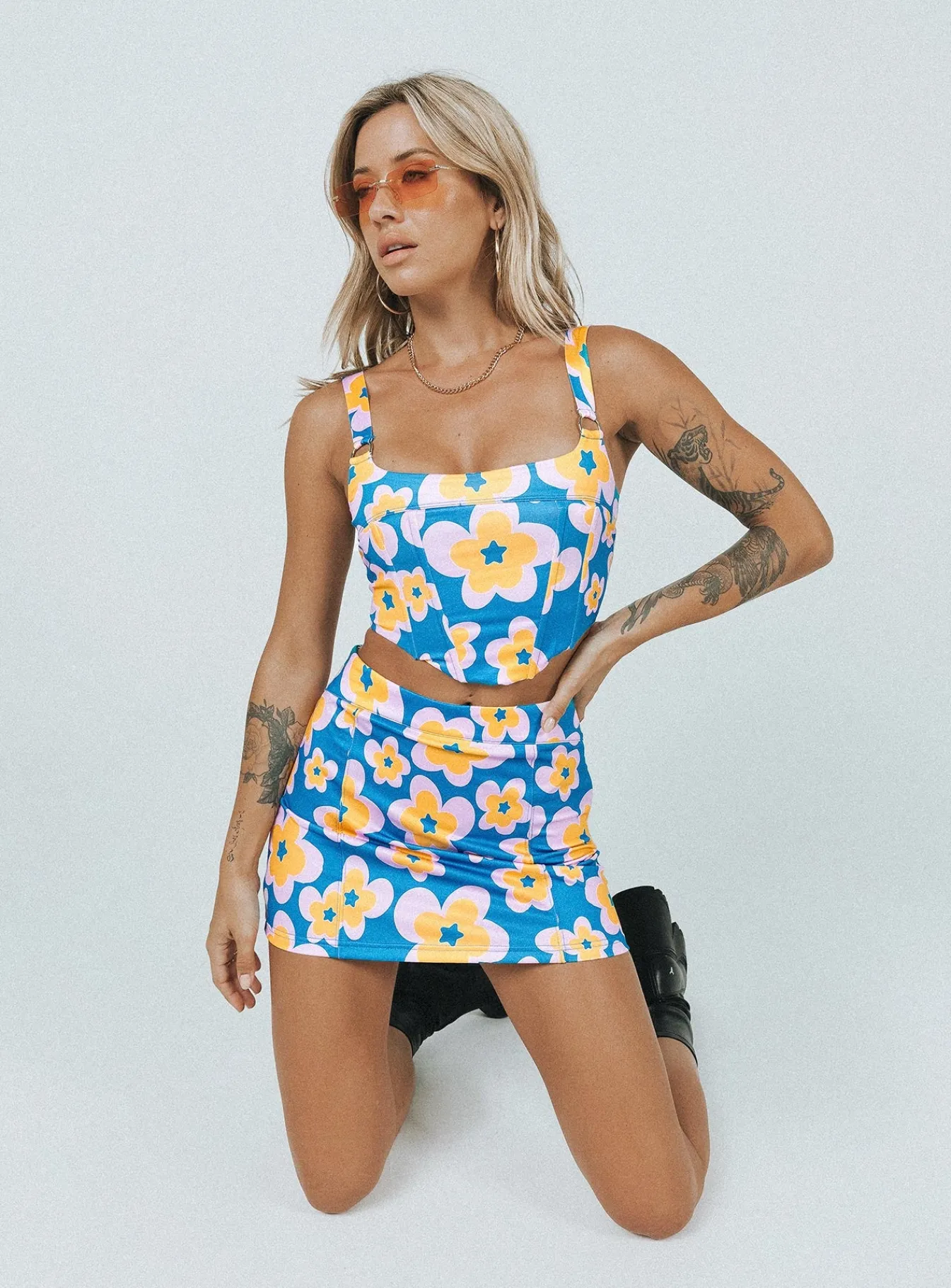 Princess Polly Flower Child Corsetmulti Blue Online