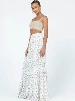 Princess Polly Fowler Maxi Skirt White Store